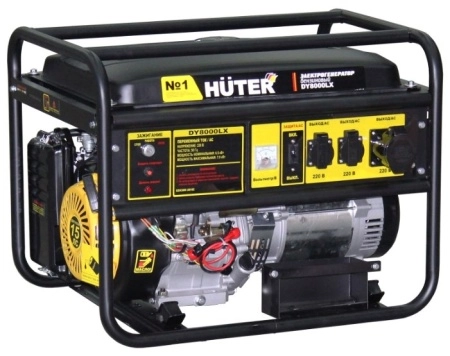 Портативный бензогенератор HUTER DY8000LX