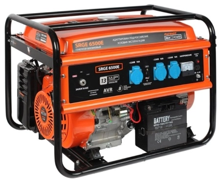Бензиновый генератор PATRIOT MAX POWER SRGE 6500E