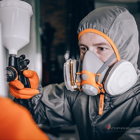 фото комплект защиты дыхания j-set 6500 (полумаска, фильтры, держатели, нитриловые перчатки)