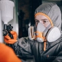 фото комплект защиты дыхания j-set 6500 (полумаска, фильтры, держатели, нитриловые перчатки)