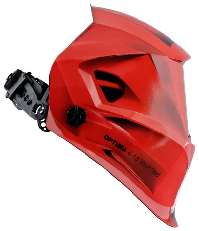 фото маска optima 4-13 visor red