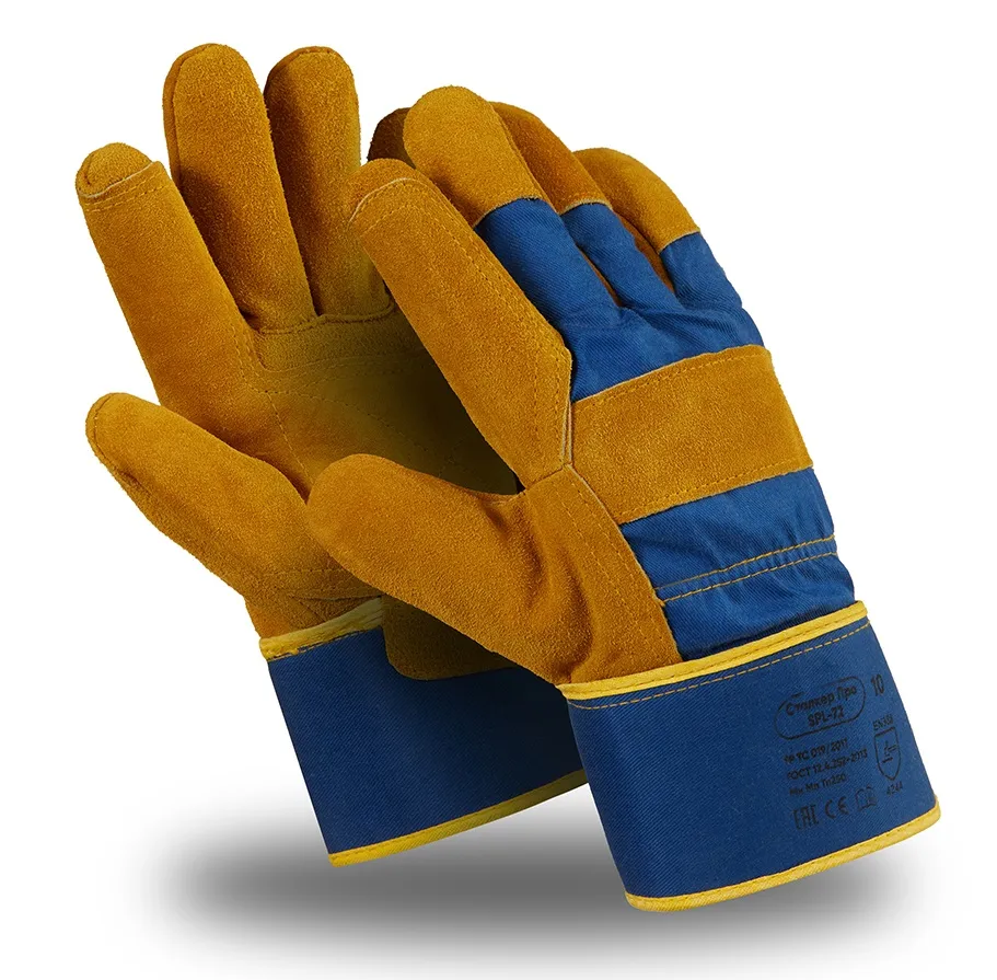 фото перчатки manipula specialist® сталкер про (спилок/ткань+интерлок), spl-72/mg-292